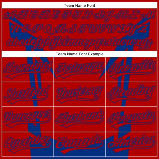 Custom Red Royal 3D Pattern Design Side Sharp Edges Authentic Baseball Jersey Custom Red Royal 3D Pattern Design Side Sharp Edges Authentic Baseball Jersey