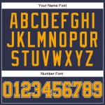 Custom Navy Gold-White Long Sleeve Performance Salute To Service T-Shirt Custom Navy Gold-White Long Sleeve Performance Salute To Service T-Shirt