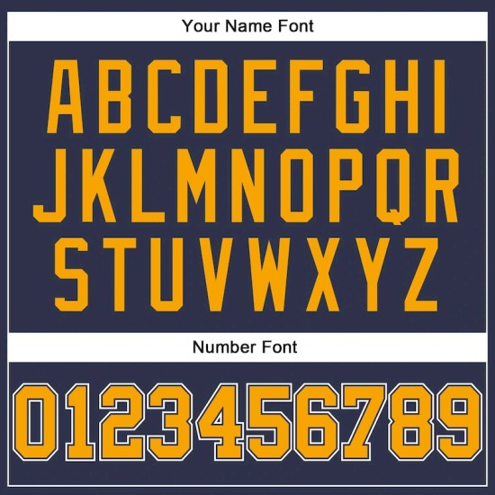 Custom Navy Gold-White Long Sleeve Performance Salute To Service T-Shirt Custom Navy Gold-White Long Sleeve Performance Salute To Service T-Shirt