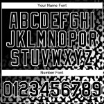 Custom Black White 3D Pattern Design Leopard Print Fade Fashion Authentic Baseball Jersey Custom Black White 3D Pattern Design Leopard Print Fade Fashion Authentic Baseball Jersey