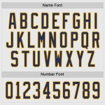 Custom White Navy-Gold Hockey Jersey Custom White Navy-Gold Hockey Jersey