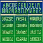 Custom Royal Keely Green-Cream Sublimation Soccer Uniform Jersey Custom Royal Keely Green-Cream Sublimation Soccer Uniform Jersey