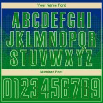 Custom Royal Keely Green-Cream Sublimation Soccer Uniform Jersey Custom Royal Keely Green-Cream Sublimation Soccer Uniform Jersey