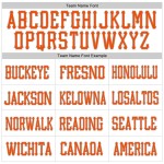 Custom White Orange-Gray Mesh Authentic Football Jersey Custom White Orange-Gray Mesh Authentic Football Jersey