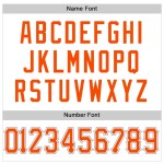 Custom White Orange-Gray Mesh Authentic Football Jersey Custom White Orange-Gray Mesh Authentic Football Jersey